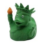 Liberty Duck Figurine – Duck Duck 4x4 Collectible, Off-Road Rubber Duck with Crown & Torch – Patriotic Dashboard Duck, Cruise Gift