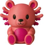 Cute Axolotl Teddy Bear Figurine