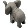 Carved Elephant Toy – Decorative Safari-Inspired Elephant Figurine with Raised Trunk – 3D Printed in Canada — 3D Printed Collectible by 3DCentral