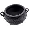 Ornate Cauldron – Decorative Gothic Cauldron with Intricate Detailing and Curled Handles – Halloween Prop, Fantasy Display or Altar Bowl – 3D Printed in Canada — 3D Printed Collectible by 3DCentral