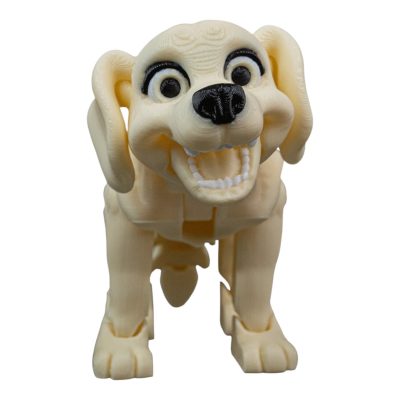 Darl-a The Labrador Figurine – Articulated Desk Fidget for Teens & Adults – Happy Dog Collectible – 3D Printed in Canada — 3D Printed Collectible by 3DCentral