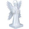 Four-Winged Angel Statue – Minimalist Geometric Celestial Guardian with Halo and Book – 3D Printed Spiritual Sculpture for Home or Altar – 3D Printed in Canada — 3D Printed Collectible by 3DCentral