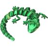 Articulated Lizard Collectible Figurine – Movable Gecko Reptile Toy for Painting, Desk Decor or Decorative Display – 3D Printed in Canada — 3D Printed Collectible by 3DCentral
