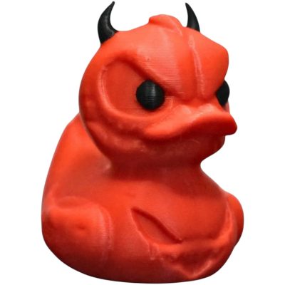 Evil Ghoul Duck Figurine – Devil Duck Collectible for Desk, Shelf, or Halloween Décor – 3D Printed in Canada — 3D Printed Collectible by 3DCentral