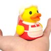 Mrs. Claus Duck Figurine – Funny Holiday Desk or Bathroom Décor for Christmas Collectors & Gag Gifts – 3D Printed in Canada — 3D Printed Collectible by 3DCentral
