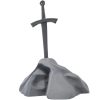 Sword in The Stone Miniature – Fantasy Diorama Prop for Tabletop RPGs, Display Shelves & Legendary Terrain Builds – 3D Printed in Canada — 3D Printed Collectible by 3DCentral
