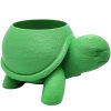 Rounded Turtle Succulent Planter – 3D Printed Minimalist Tortoise Pot for Small Plants, Herbs, or Desk Décor – 3D Printed in Canada — 3D Printed Collectible by 3DCentral