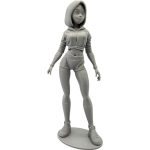 Stylized Female Rogue Figurine