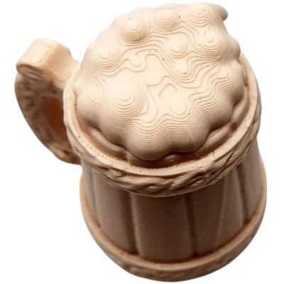 Beer Mug Miniature – Tavern Tankard Prop for Fantasy Tabletop Games, Dioramas & Display – 3D Printed in Canada — 3D Printed Collectible by 3DCentral