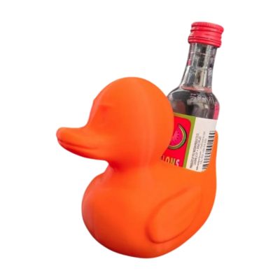 Duck Bottle Holder for 50ml Mini Liquor Bottles – Funny Dashboard or Shelf Display for Car Enthusiasts and Party Gag Gifts – 3D Printed in Canada — 3D Printed Collectible by 3DCentral