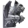 Wall-Mount Leering Gargoyle Statue – Gothic Fantasy Creature Shelf Bracket Decor for Home or Office – 3D Printed in Canada — 3D Printed Collectible by 3DCentral