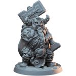 Armored Dwarf Male Champion Miniature