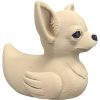 Chihuahua Duck Figurine – Dog-Inspired Rubber Duck for 4x4 Ducking, Cruise Hiding & Dashboard Decor – Funny Off-Road Animal Collectible, Gift for Dog Lovers – 3D Printed in Canada — 3D Printed Collectible by 3DCentral