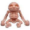 Poseable Skeleton Sloth Figurine – Articulated Creepy Cute Desk Buddy & Halloween Collectible Décor for Teens & Adults – 3D Printed in Canada — 3D Printed Collectible by 3DCentral