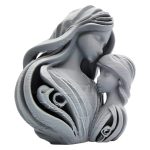 Mother & Daughter Embrace Statue