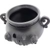 Ghost Cauldron – Halloween Cauldron with Cute Ghost Face and Draped Arms – Spooky Candy Bowl or Decorative Prop – 3D Printed in Canada — 3D Printed Collectible by 3DCentral