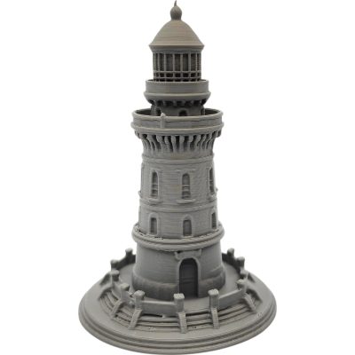 Lighthouse Miniature – Coastal Beacon Terrain Model for Tabletop RPGs, Dioramas & Fantasy Displays – 3D Printed in Canada — 3D Printed Collectible by 3DCentral