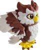 Articulated Owl Figurine with Poseable Wings – Brown and White 3D Printed Bird Sculpture – Collectible Desk Toy for Teens & Adults – 3D Printed in Canada — 3D Printed Collectible by 3DCentral