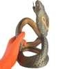 Naja’s Embrace Wine Bottle Holder – Striking Cobra Snake Sculpture for Home Bar, Kitchen or Shelf Display – Unique Serpent Décor Accent – 3D Printed in Canada — 3D Printed Collectible by 3DCentral