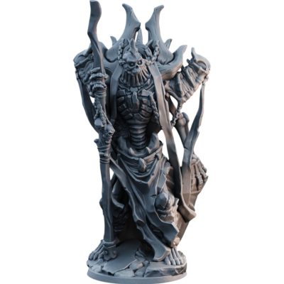Undead God Dark Fantasy Boss Miniature for Tabletop RPG, Dioramas & Painting – 3D Printed in Canada — 3D Printed Collectible by 3DCentral