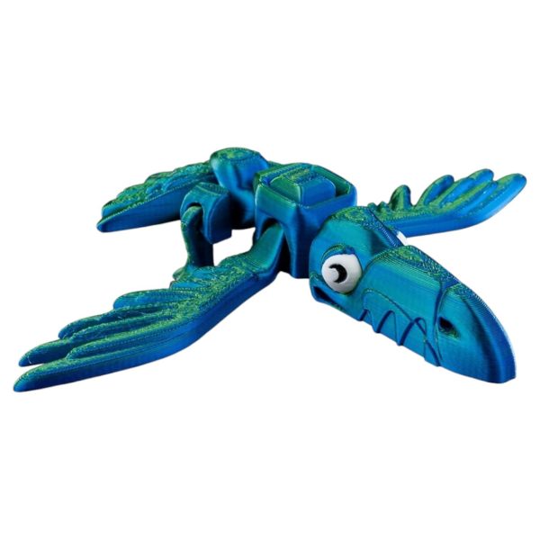 Toucan articulé Clacker – oiseau de collection