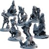 Horde of Zombies & Ghosts – Set of 7 Undead Miniatures for Fantasy Tabletop Battles, RPG Campaigns & Painting – 3D Printed in Canada — 3D Printed Collectible by 3DCentral