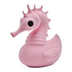 Seahorse Duck Figurine – Quirky Novelty Rubber Duck Collectible, Cute Seahorse Décor, Fun Bathroom Decoration, Unique Gift for Duck Lovers & Sea Animal Fans