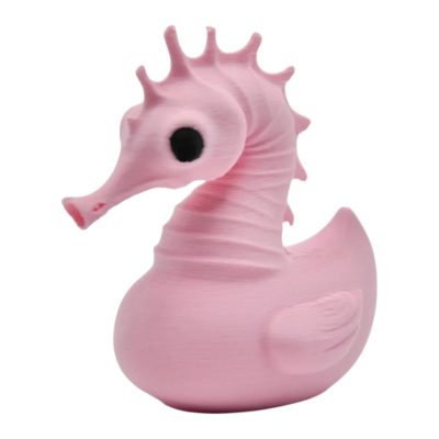 Seahorse Duck Figurine – Quirky Novelty Rubber Duck Collectible, Cute Seahorse Décor, Fun Bathroom Decoration, Unique Gift for Duck Lovers & Sea Animal Fans – 3D Printed in Canada — 3D Printed Collectible by 3DCentral