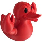 Lobster Duck Figurine - Novelty Duck Decor - Unique Collectible Hybrid Duck with Claws - Desk & Bath Duck Display - Quirky Gift for Duck Lovers - 3D Printed in Canada