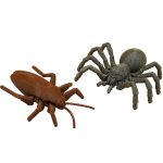 Creepy Crawly Prank Set – Realistic Spider & Cockroach Duo for April Fools, Gag Gifts & Desk Scares