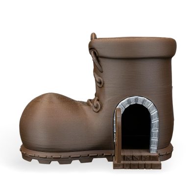 Fairy Step Inn – Boot-Shaped Fairy House Décor for Garden, Shelf, or Desk – Whimsical Collectible – 3D Printed in Canada — 3D Printed Collectible by 3DCentral