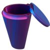 CARbage – Car Trash Bin for Cup Holders, One-Piece Print-in-Place Design with Flip Lid, Compact Auto Waste Container – 3D Printed in Canada — 3D Printed Collectible by 3DCentral