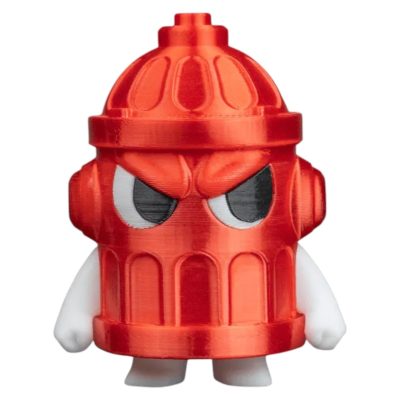 Blaze Off Anty Figurine – Angry Fire Hydrant Character for Desk, Shelf, or Collector Display – Bold Mood Gift for Teens & Adults – 3D Printed in Canada — 3D Printed Collectible by 3DCentral