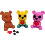 Knitted Love Bear Figurine – Cute Valentine’s Day Heart Bear with Snap-in Eyes & Cozy Texture – 3D Printed in Canada — 3D Printed Collectible by 3DCentral