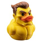 Chad Duck Figurine – Funny Muscle Duck Decor, Gag Gift for Gym Bros, Collectible Meme Shelf Sculpture