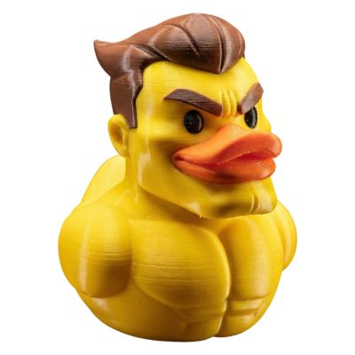 Chad Duck Figurine – Funny Muscle Duck Decor, Gag Gift for Gym Bros, Collectible Meme Shelf Sculpture – 3D Printed in Canada — 3D Printed Collectible by 3DCentral