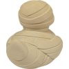 Mummy Duck Figurine – Spooky Rubber Duck Style Display Collectible with Bright Yellow Eyes – 3D Printed in Canada — 3D Printed Collectible by 3DCentral