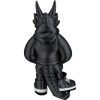 Krantoinel “Antoine” Urban Dragon Figurine – 3D Printed Monochrome Horned Creature in Streetwear & Sneakers – Designer Collectible for Teens & Adults – 3D Printed in Canada — 3D Printed Collectible by 3DCentral