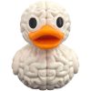 Brain Duck Figurine – Quirky Anatomical Mashup of Brain Texture and Duck Design for Desk or Shelf Display – 3D Printed in Canada — 3D Printed Collectible by 3DCentral