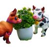 Articulated Cow & Bull Figurine 2-Pack – Flexible Farm Animal Collectibles with Poseable Joints – Fun Desk Decorations or Display Models – 3D Printed in Canada — 3D Printed Collectible by 3DCentral