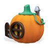 Enchanted Pumpkin Fairy House – Whimsical Fall Décor for Garden or Shelf – Miniature Cottage – 3D Printed in Canada — 3D Printed Collectible by 3DCentral