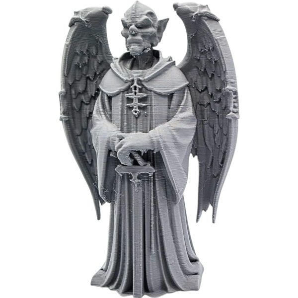 Statue de gargouille céleste déchue – figurine d’ange gothique
