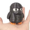 Ninja Penguin Figurine – Stealthy Black Penguin Statue with Mask & Headband – Funny Martial Arts-Inspired Desk Décor – 3D Printed in Canada — 3D Printed Collectible by 3DCentral