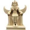 Seated Egyptian Pharaoh Statue – Ancient Ruler on Throne with Winged Backrest – Egyptian Decor for Desk, Altar, or Bookshelf – 3D Printed in Canada — 3D Printed Collectible by 3DCentral