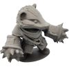 Honey Badger Fantasy Figurine – Fierce Warrior with Spiked Gauntlets – Owls & Dragons Collection – 3D Printed in Canada — 3D Printed Collectible by 3DCentral