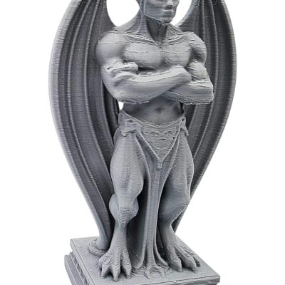 Mythic Gargoyle Defender Figurine – Gothic Fantasy Winged Statue for Shelf or Desk Display – Fierce Medieval Creature Decor – 3D Printed in Canada — 3D Printed Collectible by 3DCentral