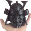Ancient Samurai Warrior Helmet Toy Bust – Japanese Armor Style Figurine for Desk, Shelf or Display – 3D Printed in Canada — 3D Printed Collectible by 3DCentral