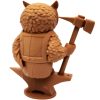 The Blacksmith Owl Figurine – Fantasy Owl on Anvil with Hammer & Apron – Tabletop Miniature for Display or Collection – 3D Printed in Canada — 3D Printed Collectible by 3DCentral