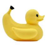 Banana Duck Figurine - Funny Rubber Duck Dashboard Decor - Unique 4x4 Ducking Gift - Hide & Seek Cruise Ship Duck - Quirky Collectible