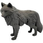 Fluffy Timberwolf Figurine
